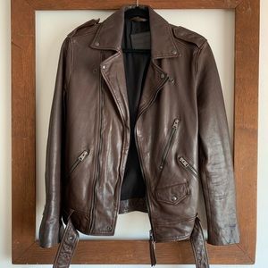 Allsaints Voltaire Biker Leather Jacket NWOT